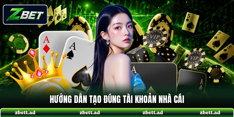 Hướng dẫn tạo đúng tài khoản nhà cái