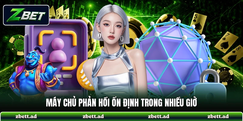 Máy chủ phản hồi ổn định trong nhiều giờ