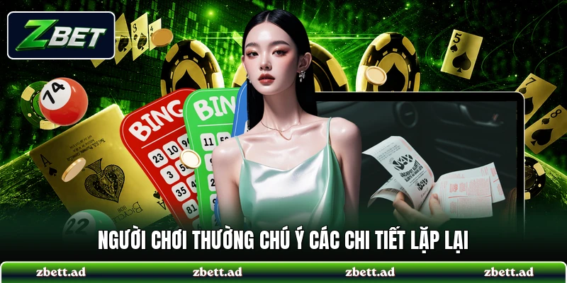 Người chơi thường chú ý các chi tiết lặp lại